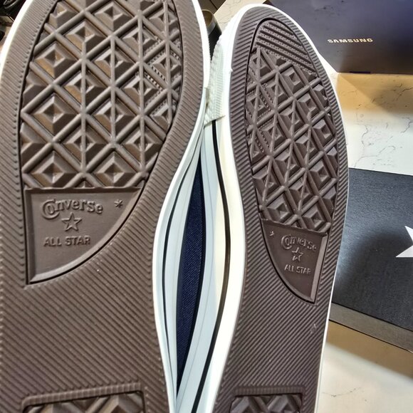 CONVERSE Chuck Taylor All Star Dainty Ballerina Slip-On Navy Womens Size 8 NEW - Picture 6 of 12